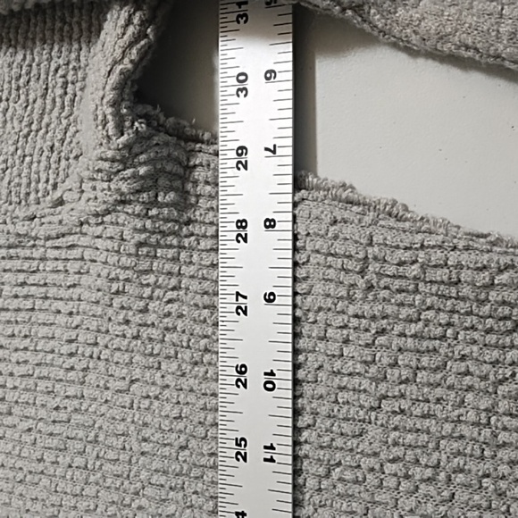 Bibi Textured Oversized Pullover Raglan Sleeves Sweatshirt Top - Picture 3 of 10